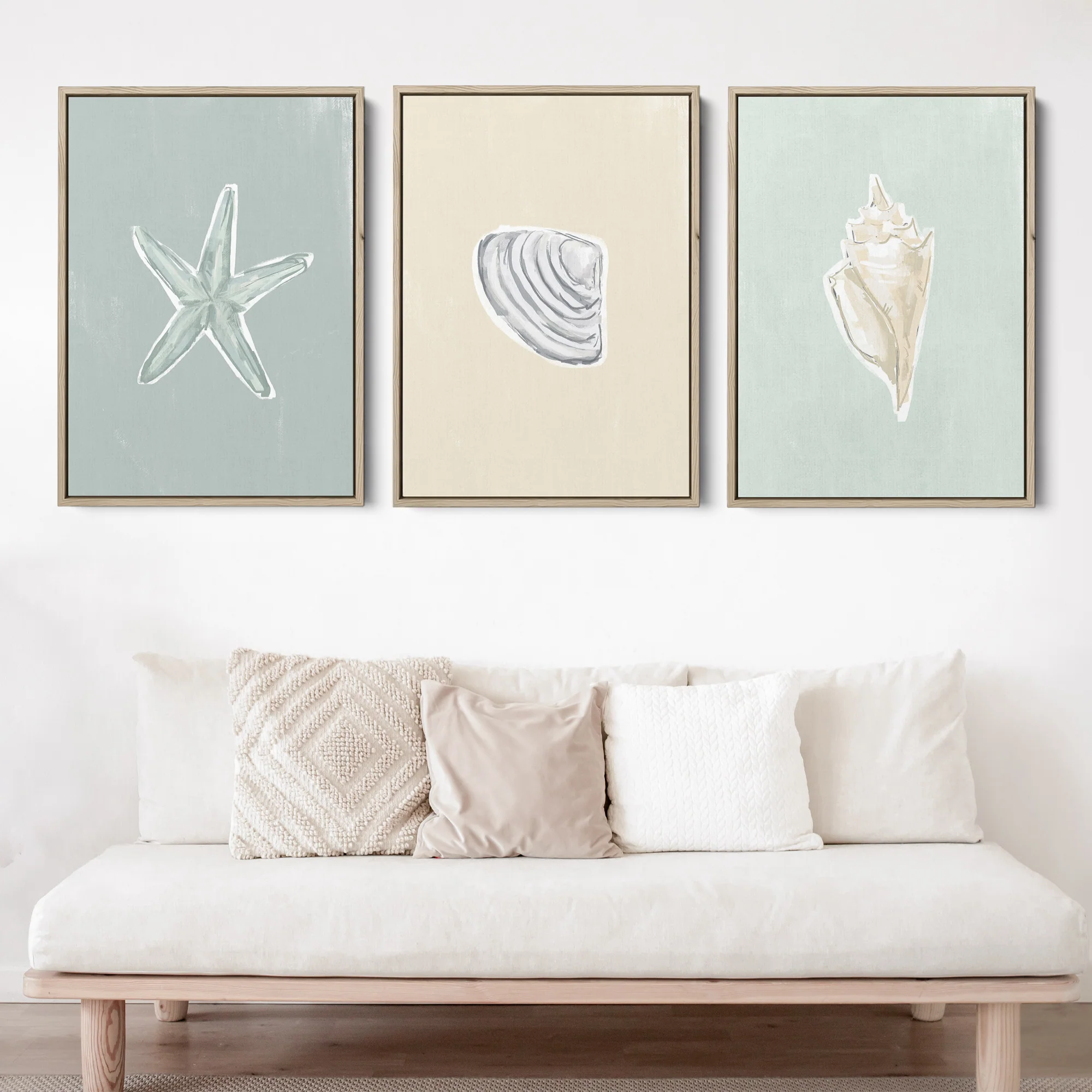 Washed Ashore Triptych - Set of 3