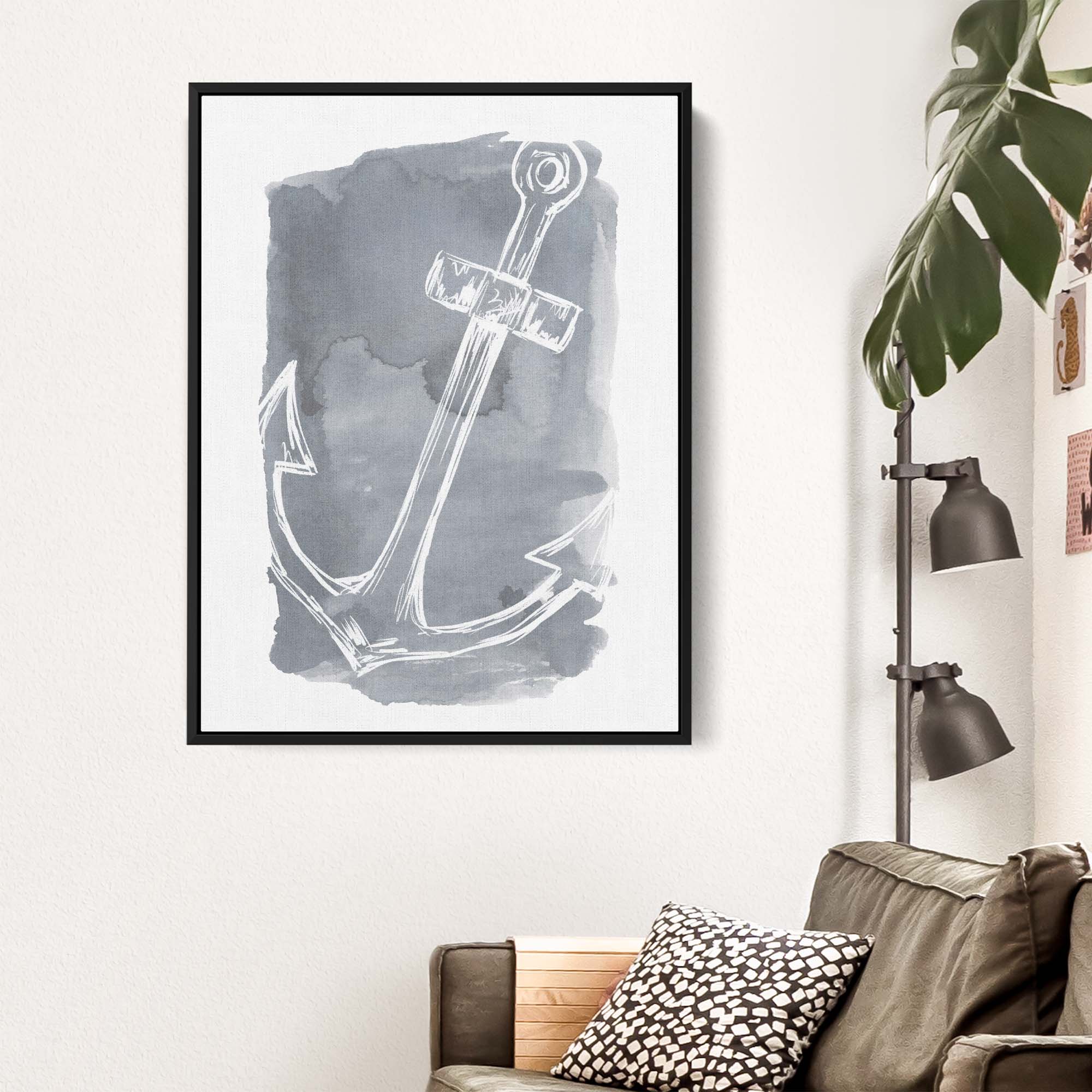Watercolor Anchor Illustration - Image 9