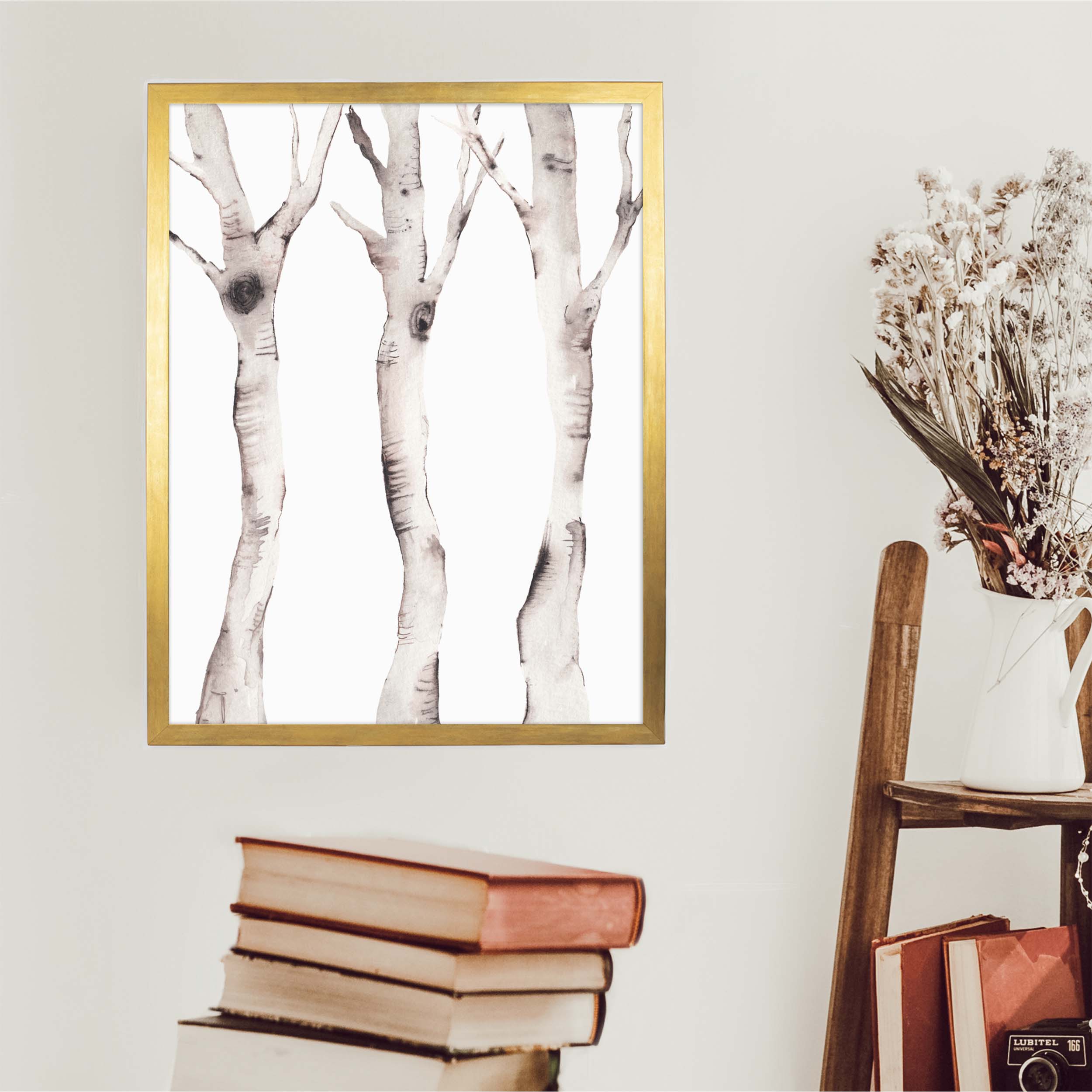 Watercolor Aspen Birch Tree - Image 10