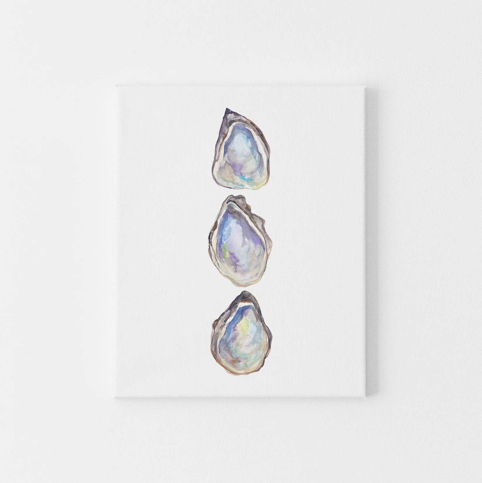 Watercolor Oyster Trio - Image 5