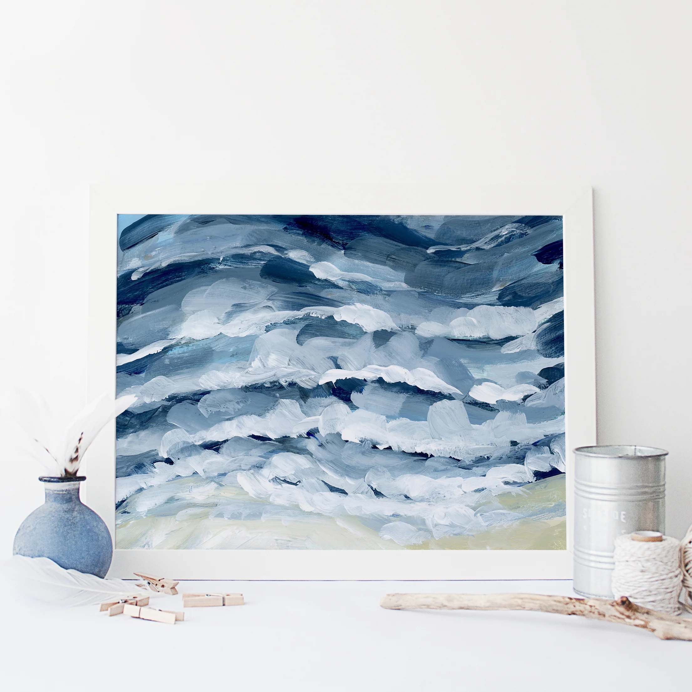 Waves and the Shoreline, No. 2 - Image 13