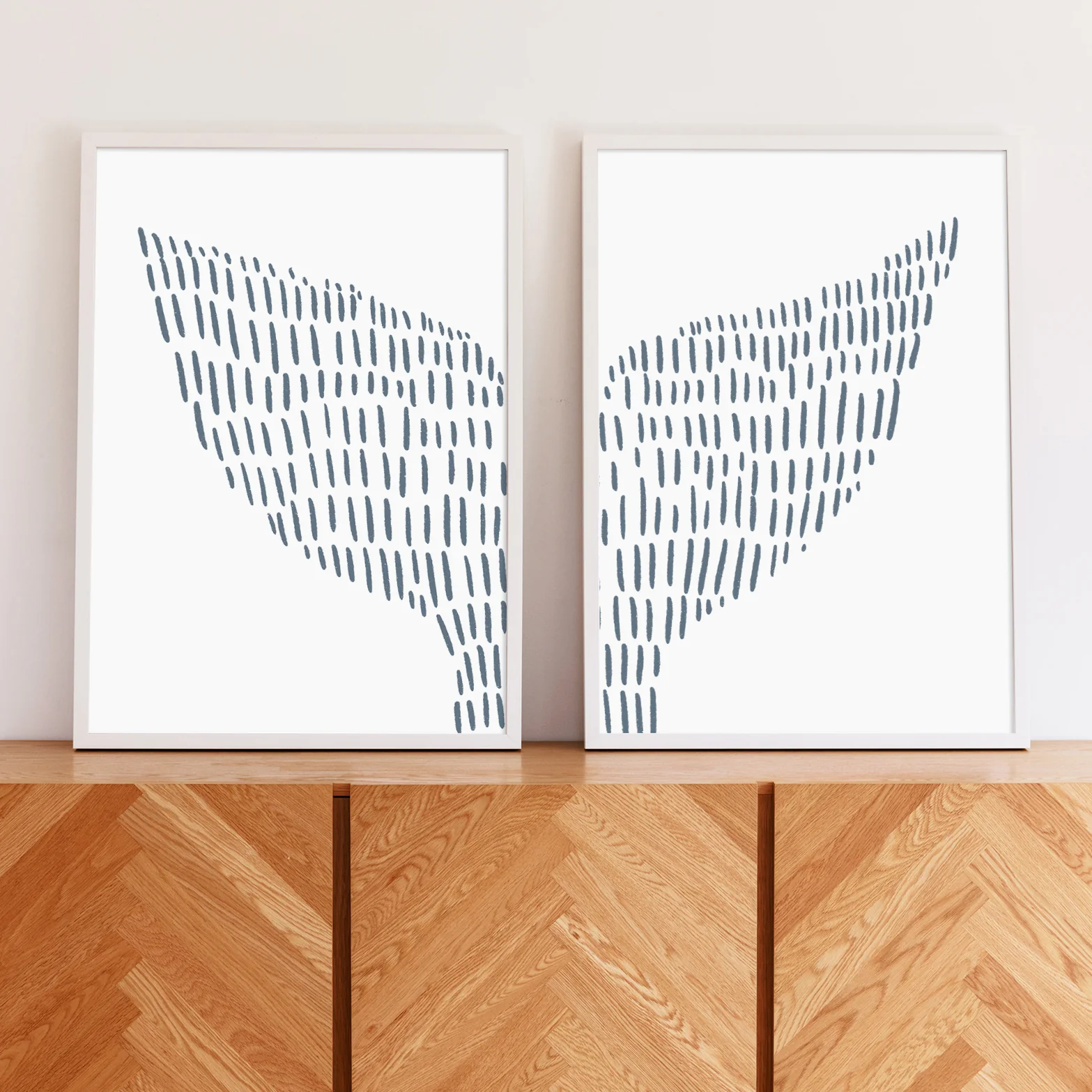 Whale Tail Modern Illustration - Set of 2 - Image 10