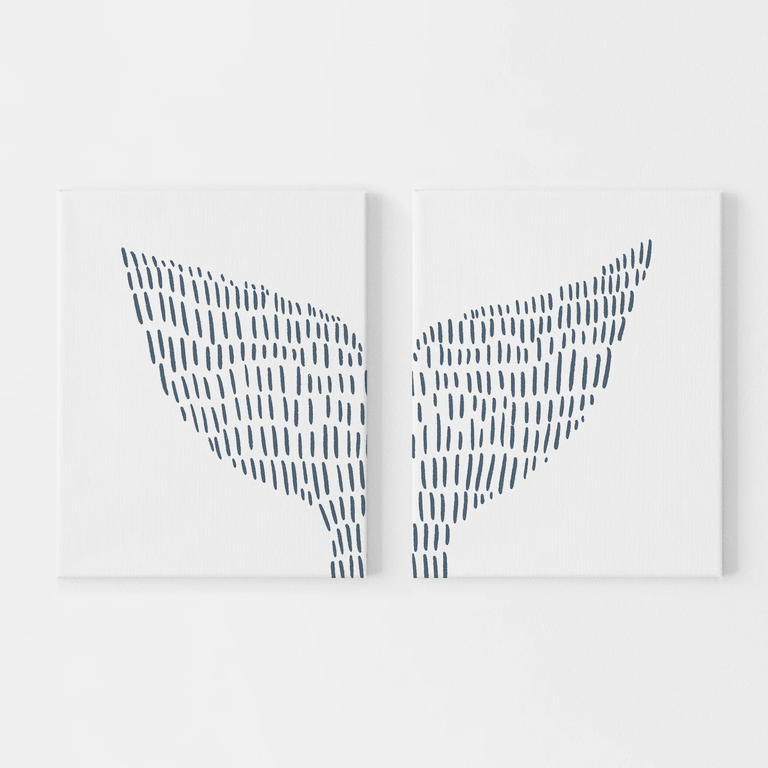 Whale Tail Modern Illustration - Set of 2 - Image 6