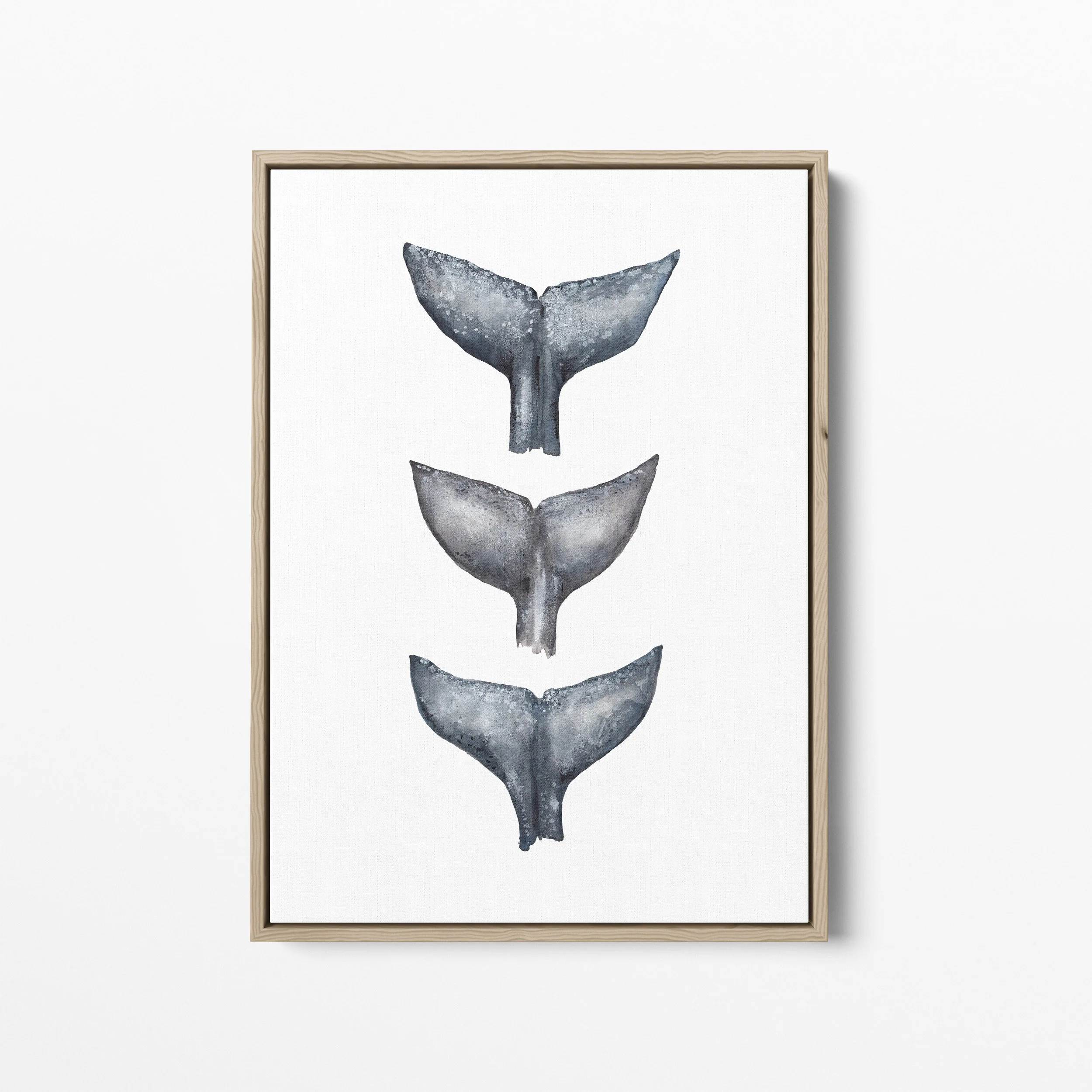Whale Tail Trio Painting - Image 2