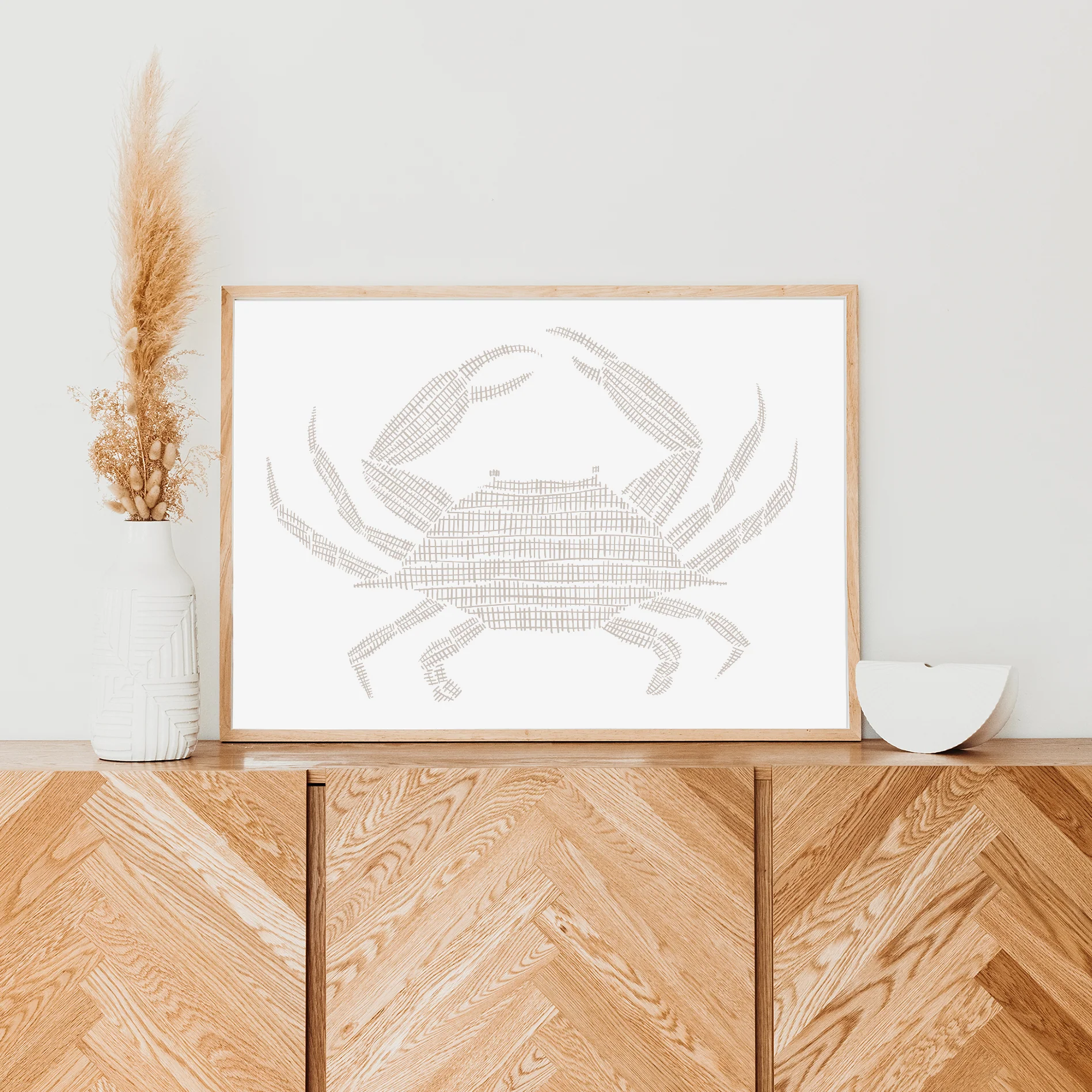 Woven Crab Illustration