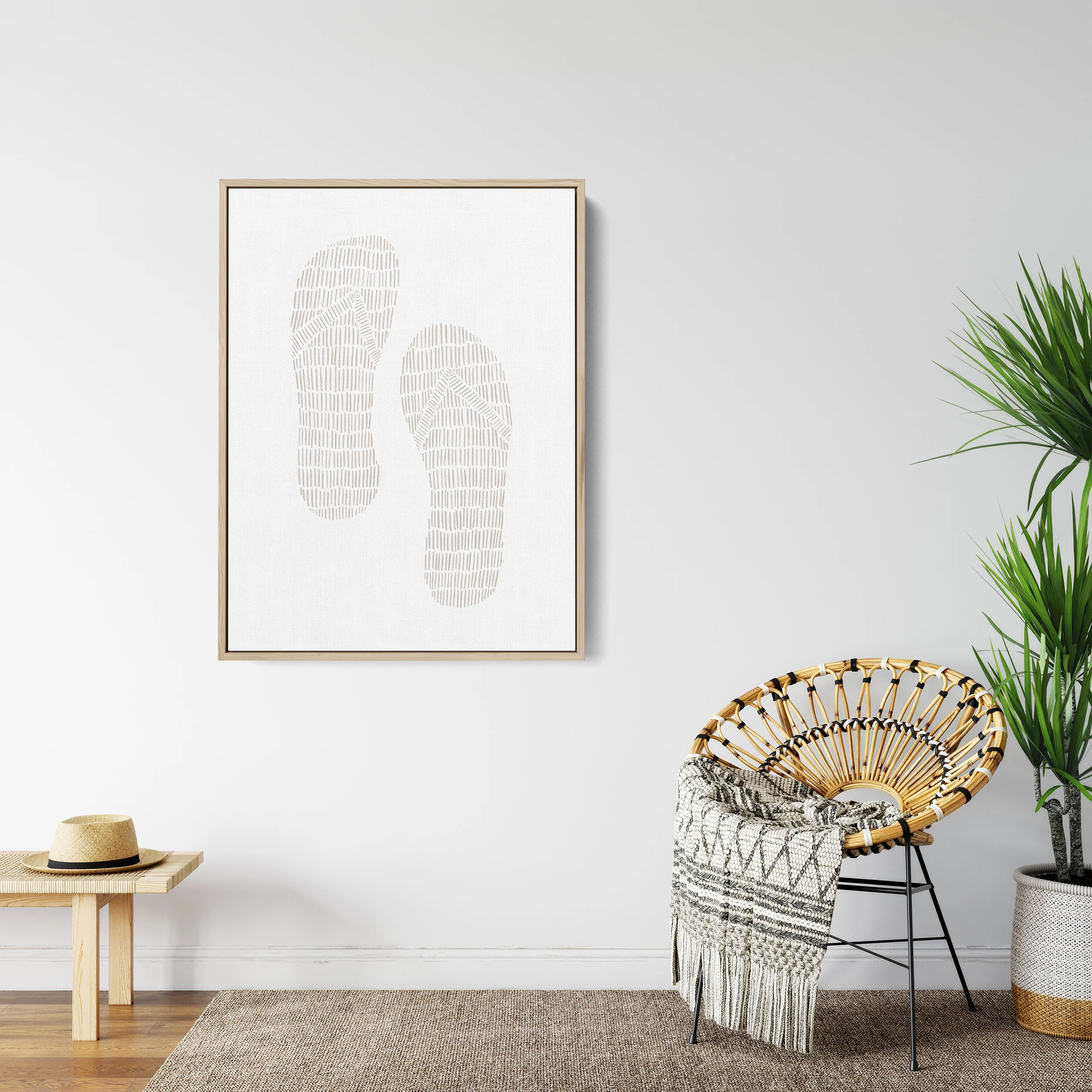 Woven Flip Flop Illustration - Image 10