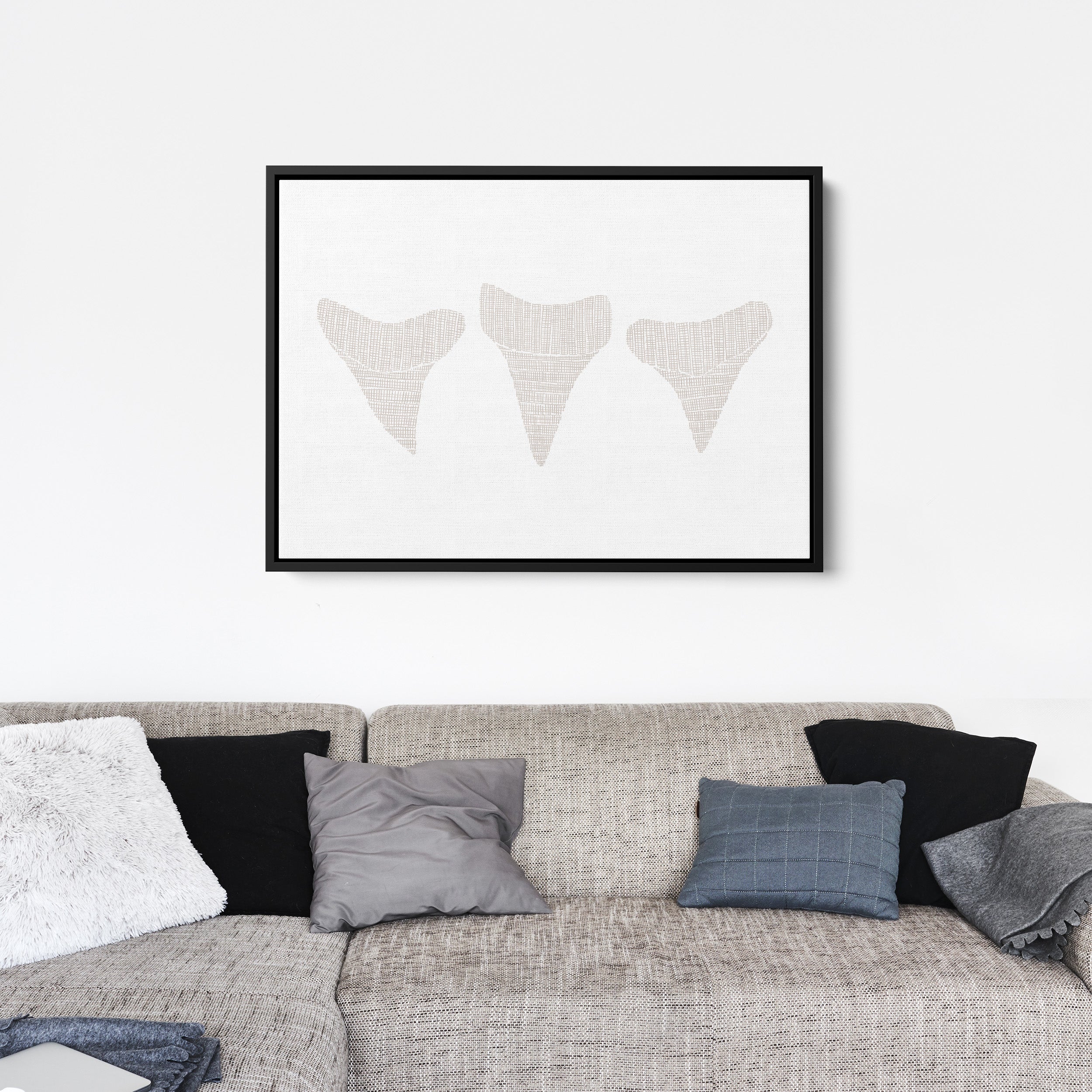 Woven Shark Teeth Trio Illustration - Image 10