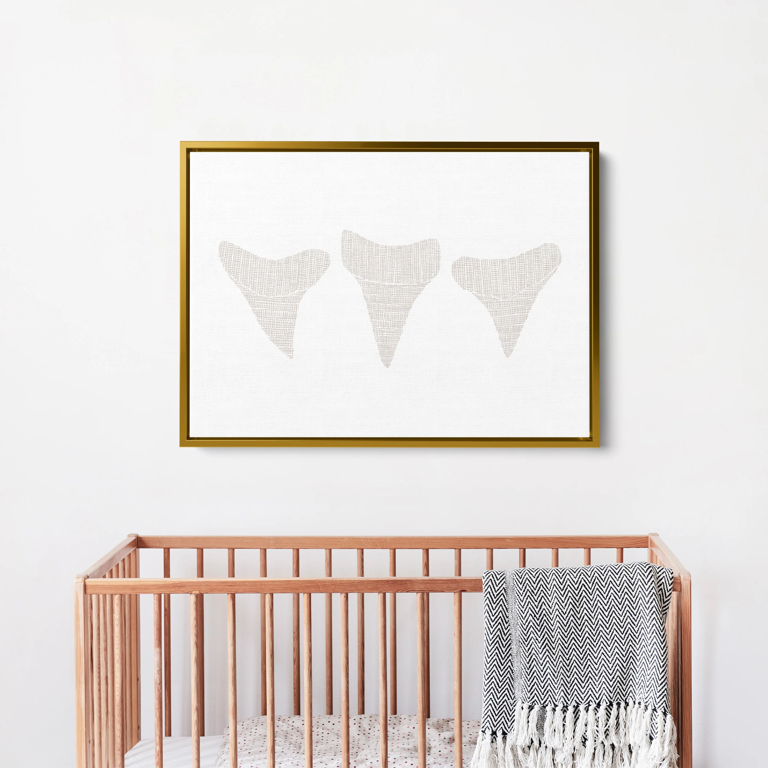 Woven Shark Teeth Trio Illustration - Image 11