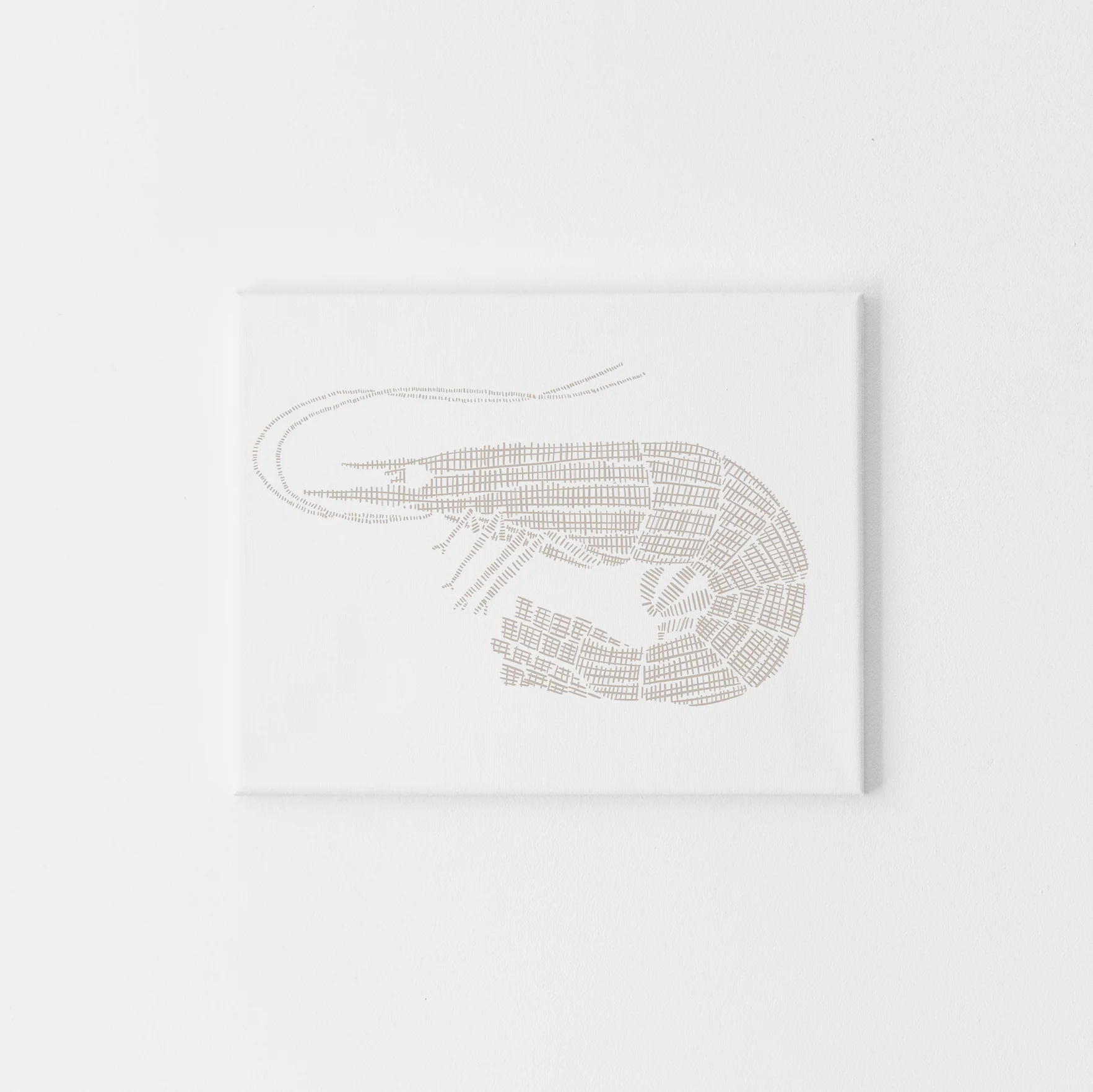 Woven Shrimp Illustration - Image 2