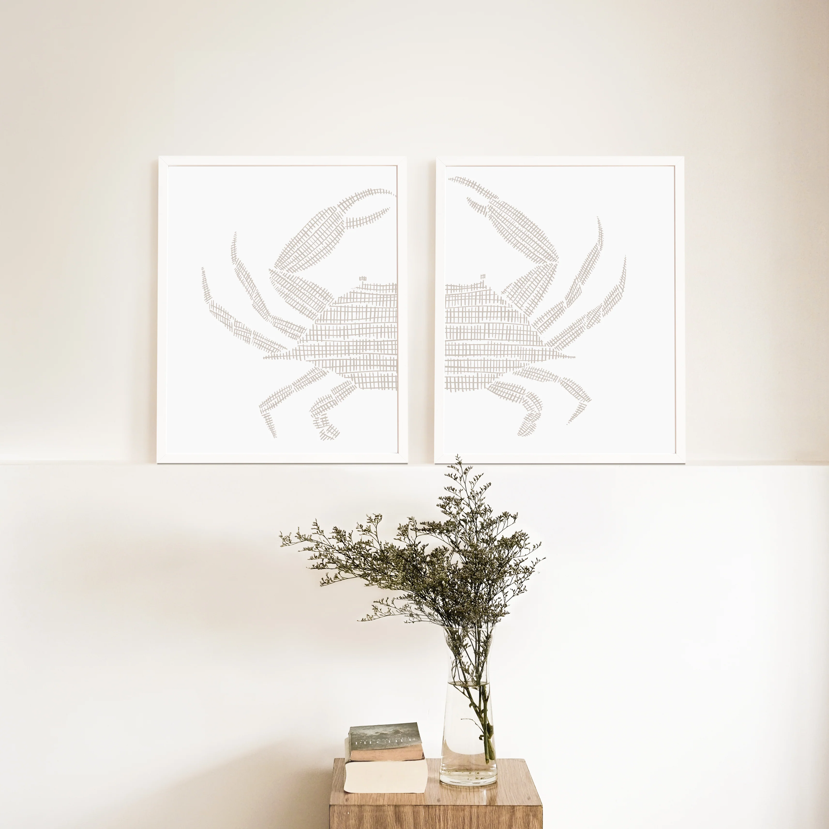 Woven Stone Crab Diptych - Set of 2 - Image 5